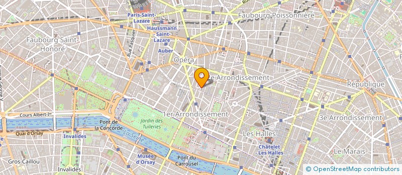 localisation de l'entreprise SAABRE  PARIS