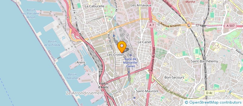 localisation de l'entreprise SAABS à MARSEILLE