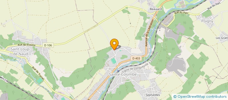 localisation de l'entreprise SAAC  SAINTE-COLOMBE