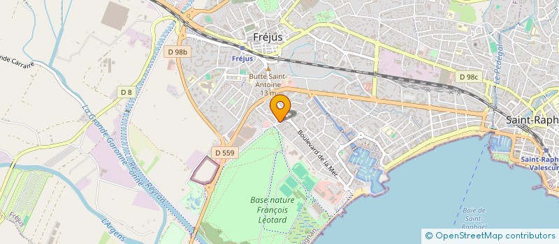 localisation de l'entreprise SAACA SERV ACHE ACCE CARAVANES à FREJUS