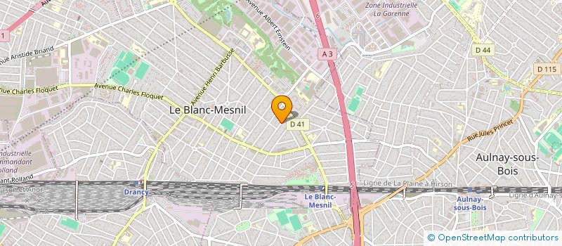 localisation de l'entreprise SAAD à LE BLANC-MESNIL