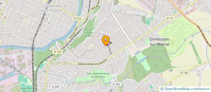 localisation de l'entreprise SAAD  ORMESSON-SUR-MARNE