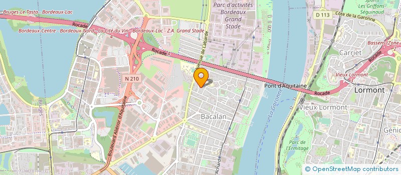 localisation de l'entreprise SAAD à BORDEAUX