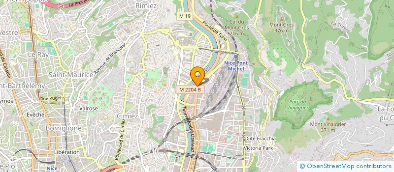 localisation de l'entreprise SAAD  NICE