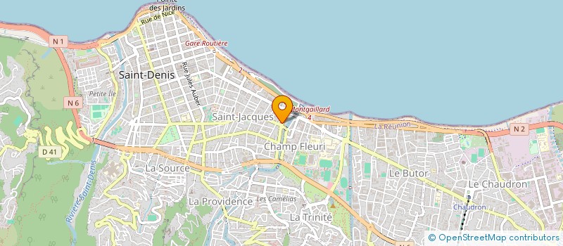 localisation de l'entreprise SAAD MIEDAOU à SAINT-DENIS