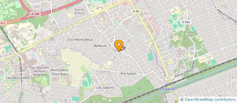 localisation de l'entreprise SAAD SOCIETE ALIMENTAIRE D APPROVISIONNEMENT ET DISTRIBUTION à VILLEPINTE