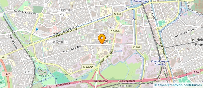 localisation de l'entreprise SAADA à DUNKERQUE