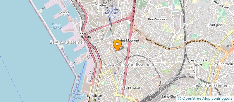 localisation de l'entreprise SAADA à MARSEILLE