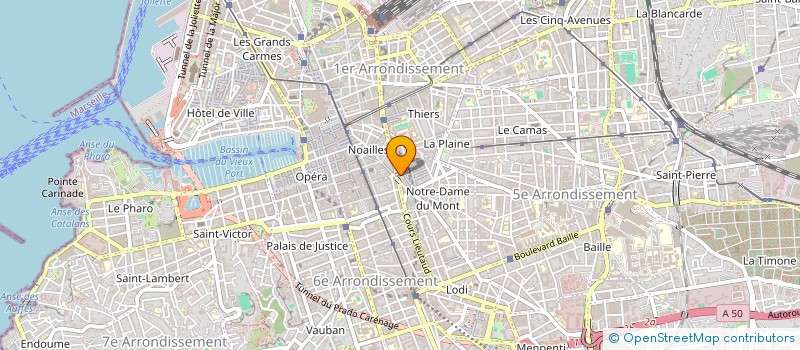 localisation de l'entreprise SAADA à MARSEILLE 6