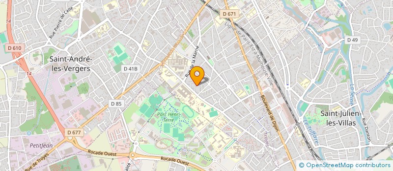 localisation de l'entreprise SAADA  TROYES