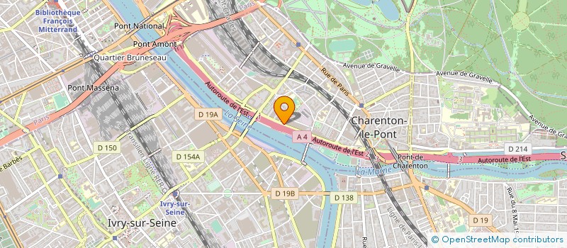 localisation de l'entreprise SAADA TRAITEUR à CHARENTON-LE-PONT