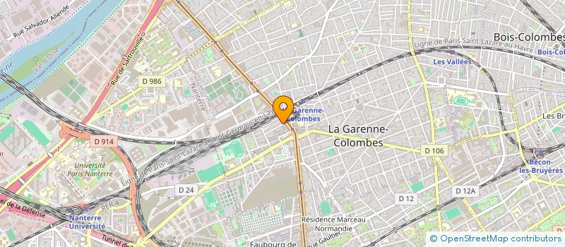 localisation de l'entreprise SAADAOUI DECO à LA GARENNE-COLOMBES