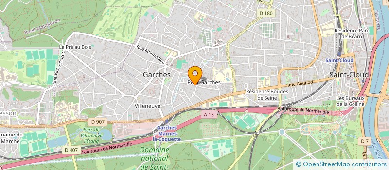 localisation de l'entreprise SAADE-SCI à GARCHES