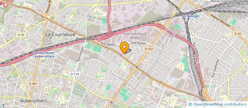 localisation de l'entreprise SAADELEC à LA COURNEUVE