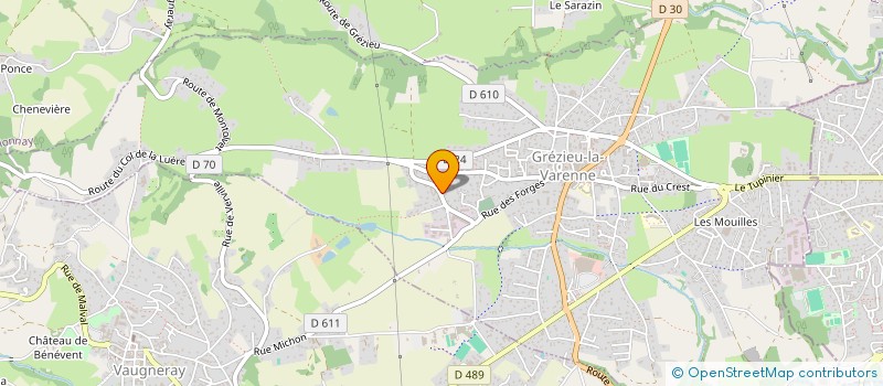 localisation de l'entreprise SAADI  GREZIEU-LA-VARENNE