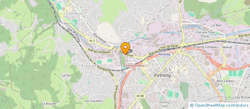 localisation de l'entreprise SAADI IMMO  FIRMINY