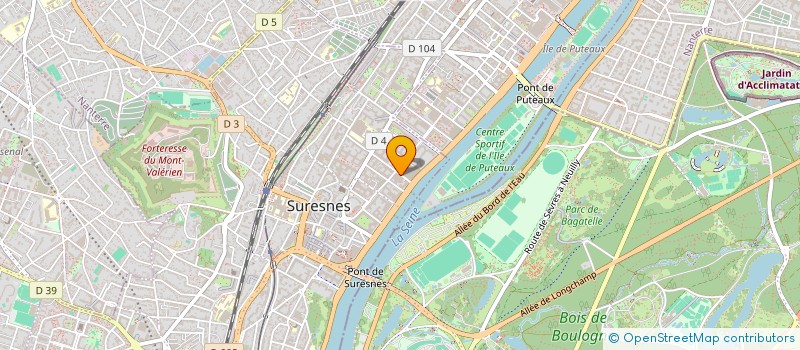 localisation de l'entreprise SAADIA à SURESNES