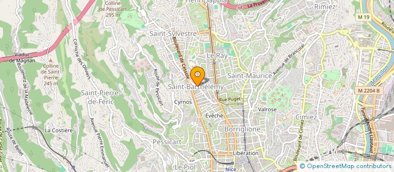 localisation de l'entreprise SAADIA AZUR NET  NICE