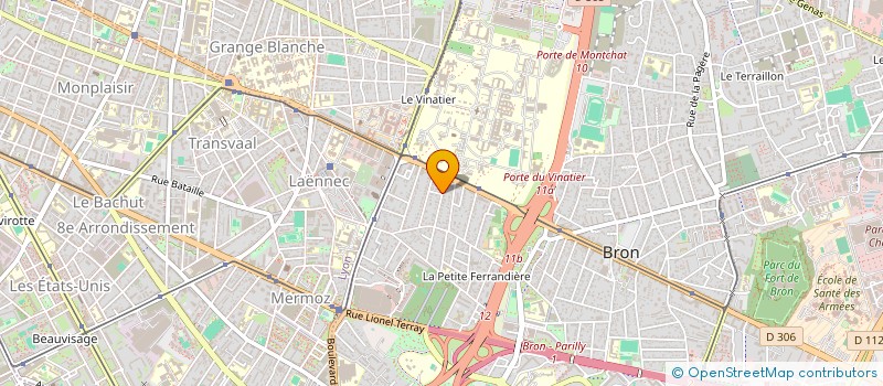 localisation de l'entreprise SAADOUNE MOUNA à BRON