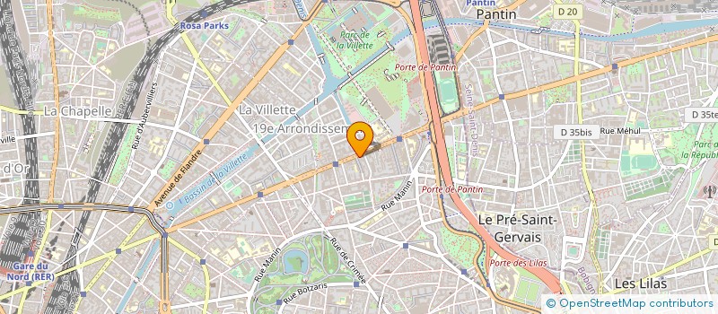 localisation de l'entreprise SAAFI METAL GROUP à PARIS
