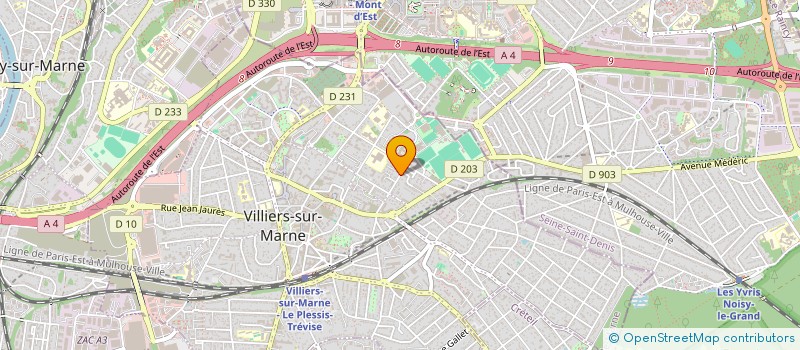 localisation de l'entreprise SAAGE  CHANTILLY