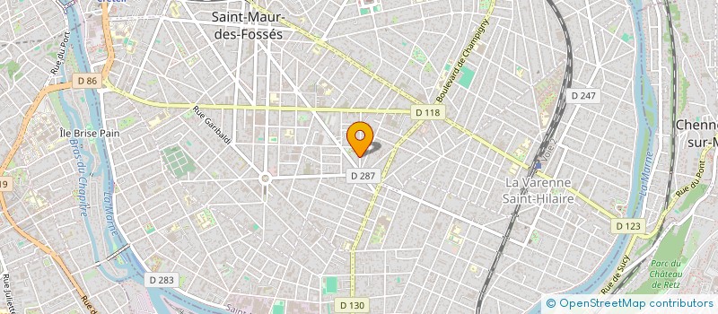 localisation de l'entreprise SAAGE  SAINT-MAUR-DES-FOSSES