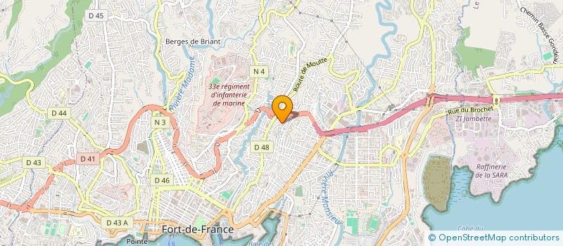 localisation de l'entreprise SAAGP  FORT-DE-FRANCE