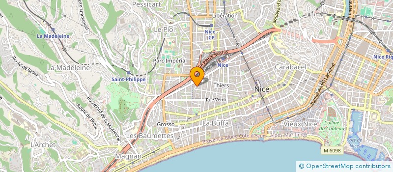 localisation de l'entreprise SAAHRUN  NICE
