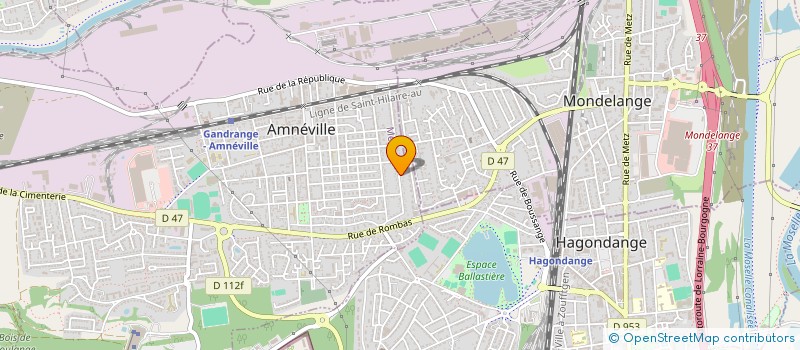 localisation de l'entreprise SAAI  AMNEVILLE