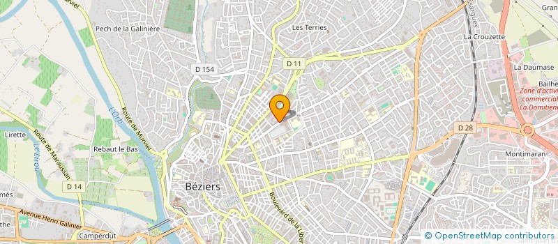 localisation de l'entreprise SAAJ 3 à BEZIERS
