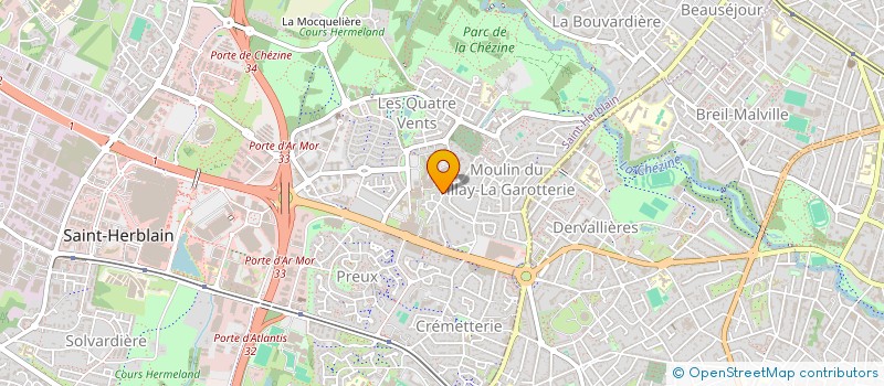 localisation de l'entreprise SAAJ  SAINT-HERBLAIN