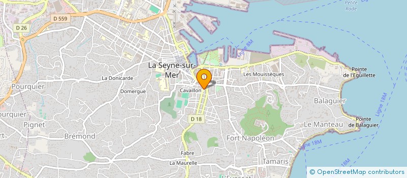 localisation de l'entreprise SAAJE à LA SEYNE-SUR-MER