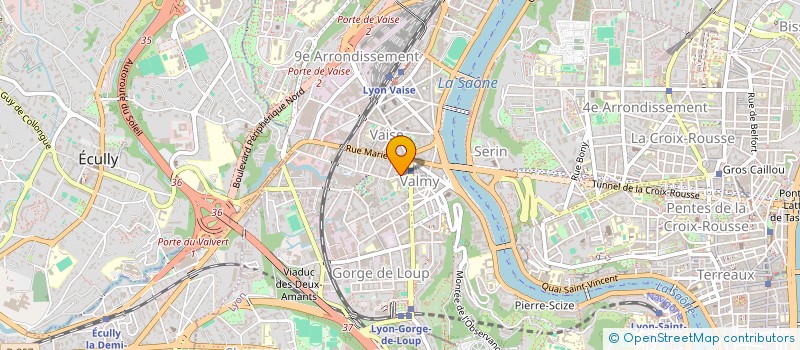 localisation de l'entreprise SAALAC  LYON