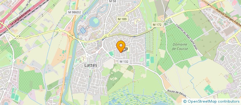 localisation de l'entreprise SAAM à LATTES