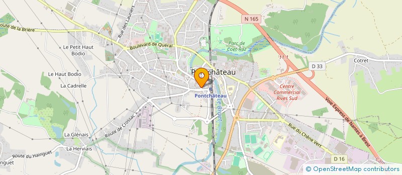 localisation de l'entreprise SAAM à PONTCHATEAU