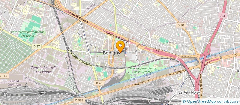 localisation de l'entreprise SAAM CHAUSS à BOBIGNY