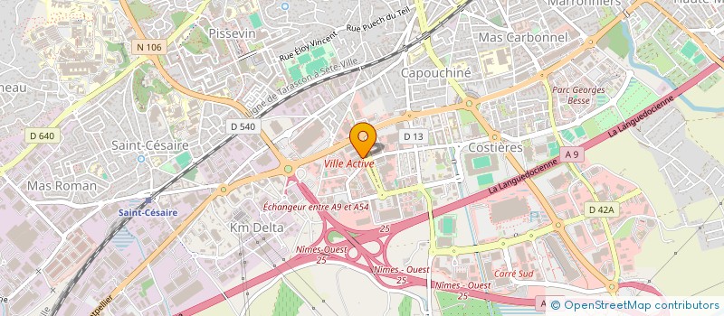 localisation de l'entreprise SAAM CREATION à NIMES