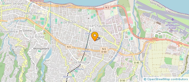 localisation de l'entreprise SAAM DISTRIBUTION  SAINT-DENIS