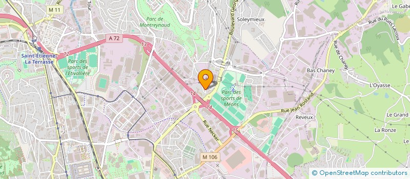 localisation de l'entreprise SAAM PROPRETE  SAINT-ETIENNE