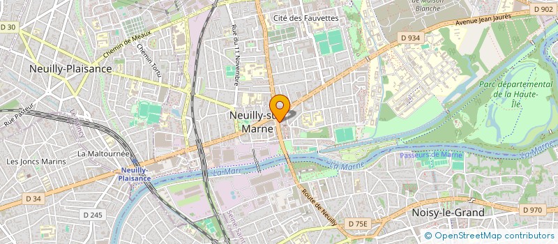 localisation de l'entreprise SAAM TRANSPORT  NEUILLY-SUR-MARNE