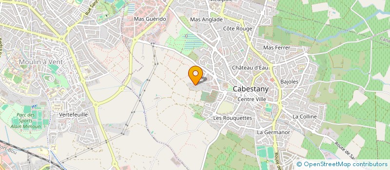 localisation de l'entreprise SAAM1  CABESTANY