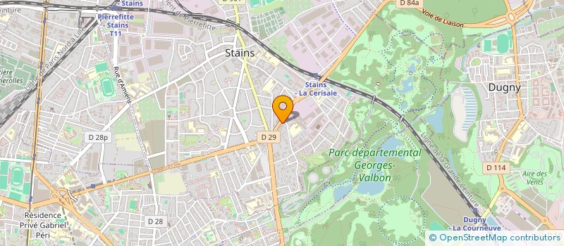 localisation de l'entreprise SAANMFN à STAINS