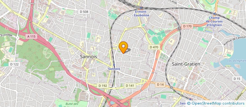 localisation de l'entreprise SAAO  SANNOIS