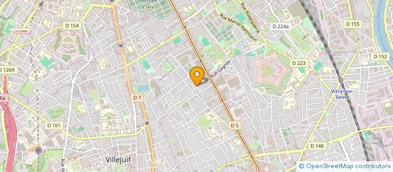 localisation de l'entreprise SAAO ENTREPRISES à VITRY-SUR-SEINE