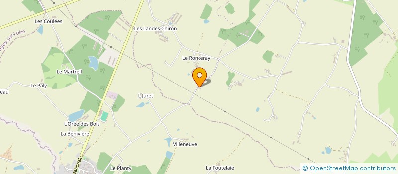 localisation de l'entreprise SAAPSA à MAUGES-SUR-LOIRE