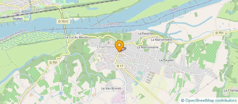 localisation de l'entreprise SAAR CHARPENTE à OREE-D'ANJOU
