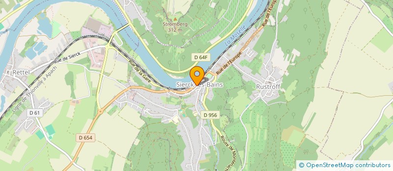 localisation de l'entreprise SAAR EURL MASSIVHAUS  SIERCK-LES-BAINS