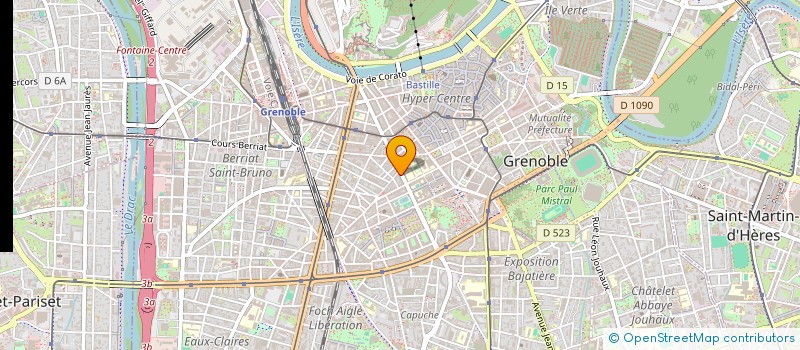 localisation de l'entreprise SAAS CONNECT à GRENOBLE