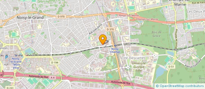localisation de l'entreprise SAAS EMBALLAGES à NOISY-LE-GRAND