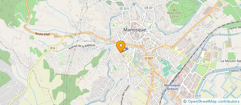 localisation de l'entreprise SAAS LES BOUQUETINS à MANOSQUE